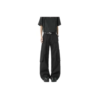 T IRA Casual Pants Unisex Black Basic