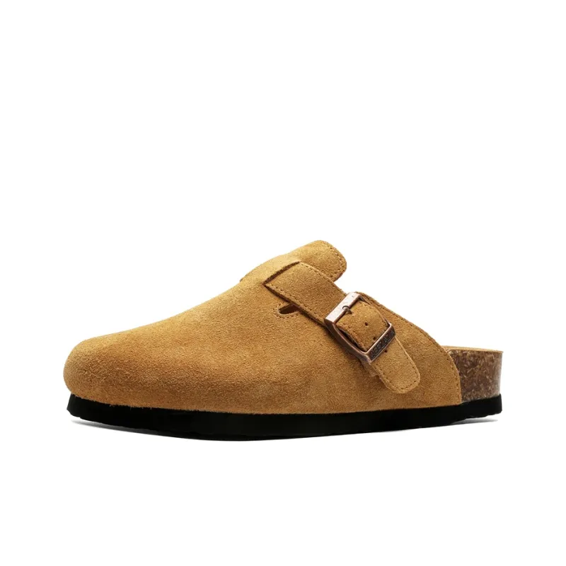 MOMGOG Rubber Sole Abrasion Resistant Slip Resistant Closed Toe Slippers Unisex-1