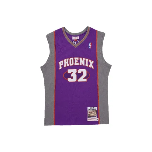 Mitchell & Ness NBA Retro Sports Moisture Wicking AU Player Edition 02 03 Phoenix Suns Stoudemire Size 32 Unisex Purple