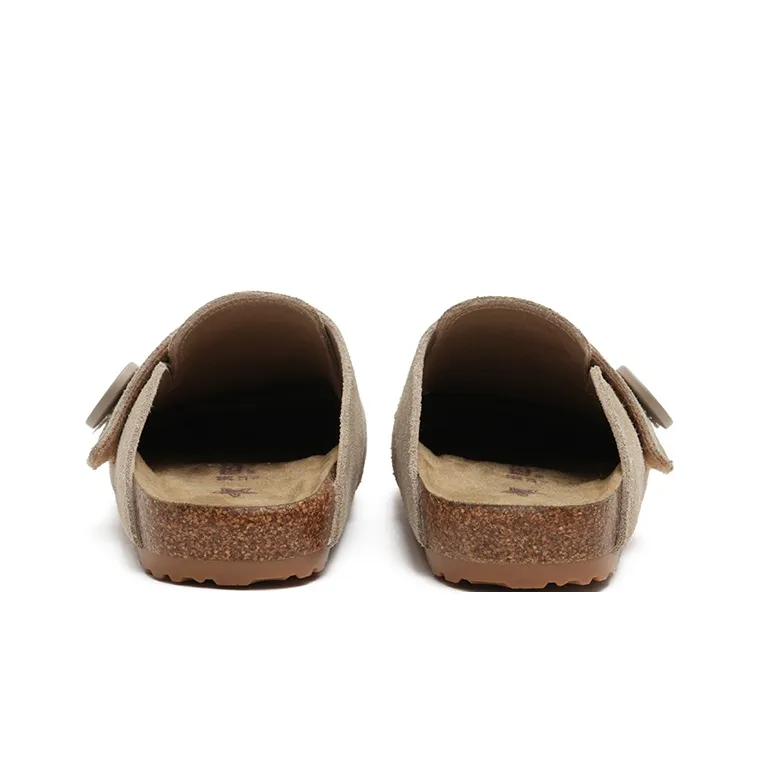 MASOOMAKE Rubber Sole Embroidery Closed Toe Slippers Women's-16