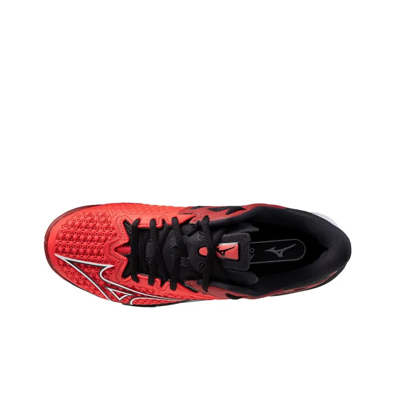 Mizuno Wave Exceed Tour 6 Anti Slip Wear Resistant Low Top Tennis Shoes Women's Red-3