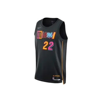Nike Nba Miami Heat City Edition Jimmy Butler 22 Dri FIT Swingman Jersey
