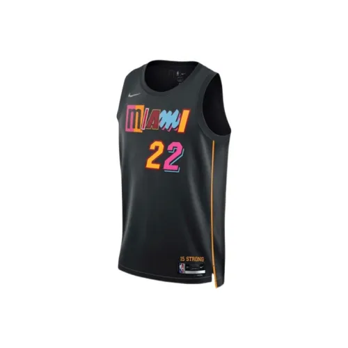 Nike Nba Miami Heat City Edition Jimmy Butler 22 Dri FIT Swingman Jersey