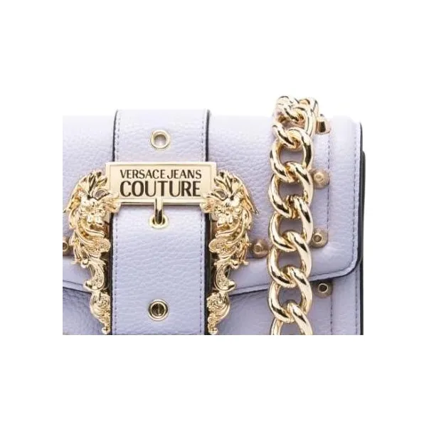 VERSACE JEANS COUTURE Polyester Crossbody Bag Shoulder Bag Women's Light Purple-3