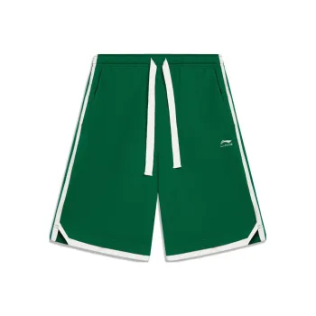 LINING Sports Life Collection Casual Shorts Men Cool Pine Green
