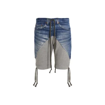 GREG LAUREN Casual Shorts Men Blue