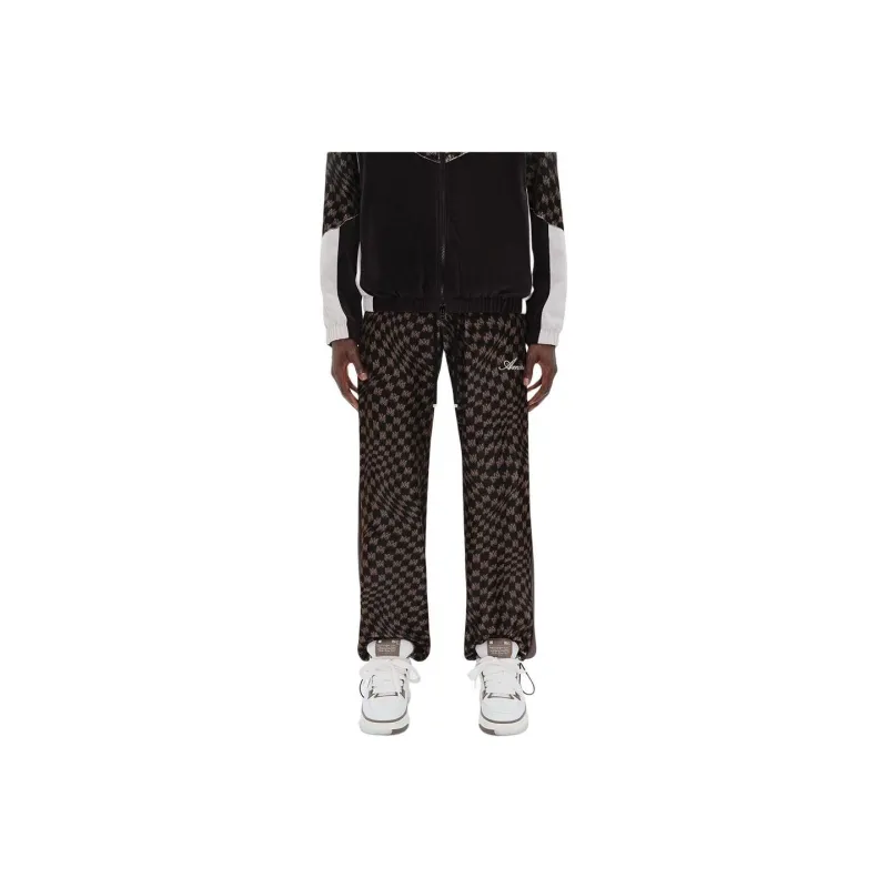 AMIRI FW23 Casual Pants Men's Maillard Style Dark Brown-0