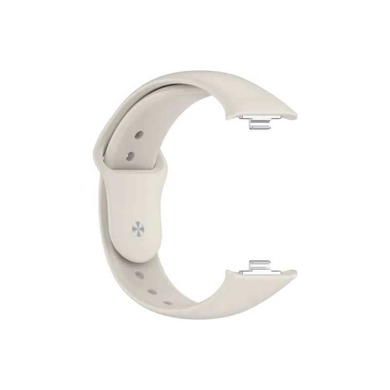 STEWPIGO Xiaomi Red Beige Compatibility Watch Band 226mm Silicone Material-6