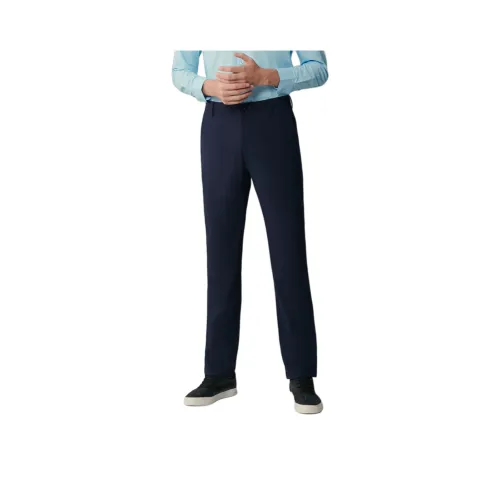JODOLL Casual Pants Men Navy Blue