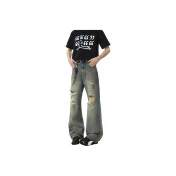 DJ.SPIRIT Jeans Unisex Vintage Blue