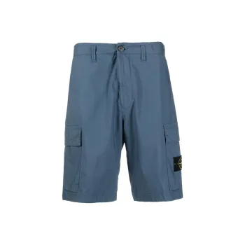 STONE ISLAND Logo Bermuda Shorts
