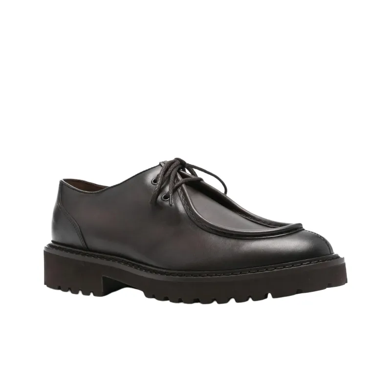 DOUCAL'S Leather Derby Shoes-2