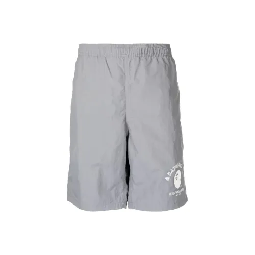 A BATHING APE Casual Shorts Men Gray