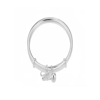 Hui Xuan Charm 999 Fine Silver Bangles Women's
