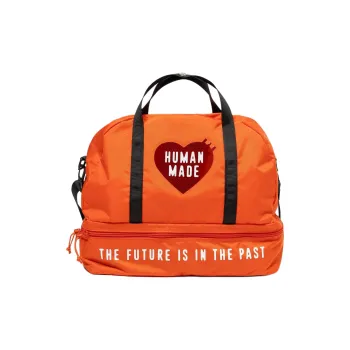 HUMAN MADE Nylon Boston Bag Handbag Unisex Orange