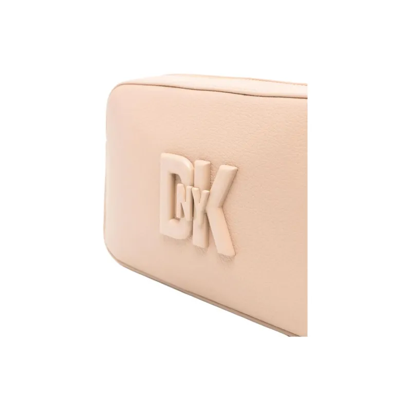 DKNY Leather Shoulder Bag, Crossbody Bag Small Size Women's Light Umber-2