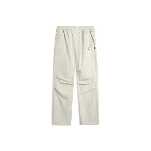 LiNing Basketball Collection Casual Pants Men's Clam Pink Gray