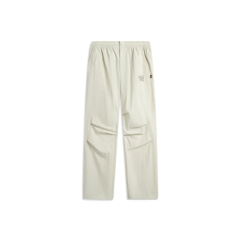LiNing Basketball Collection Casual Pants Men's Clam Pink Gray-0
