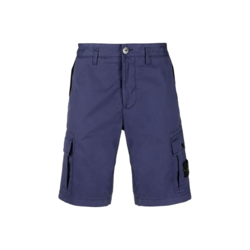 STONE ISLAND Cargo Shorts Men's Purple-0