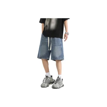 ZMOH Denim Shorts Unisex Blue