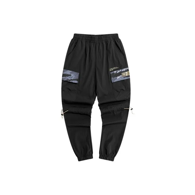 XTEP Casual Pants Men's Jet Black-0