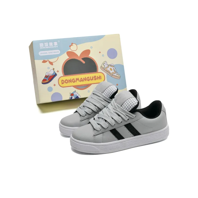 Anime Story Slip Resistant, Abrasion Resistant, Lightweight, Breathable Low Top Skateboard Shoes Unisex-24