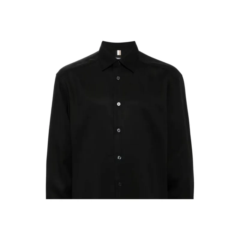 HUGO BOSS Long Sleeve Cotton Shirt-1