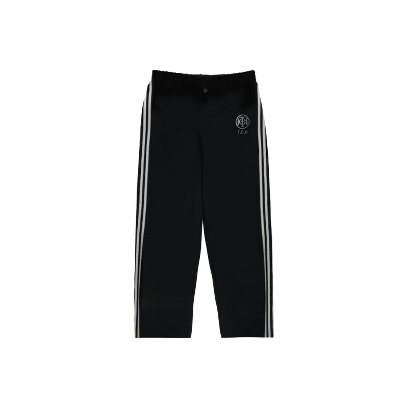 TCH Casual Pants Unisex Black Base With Silver Logo-0