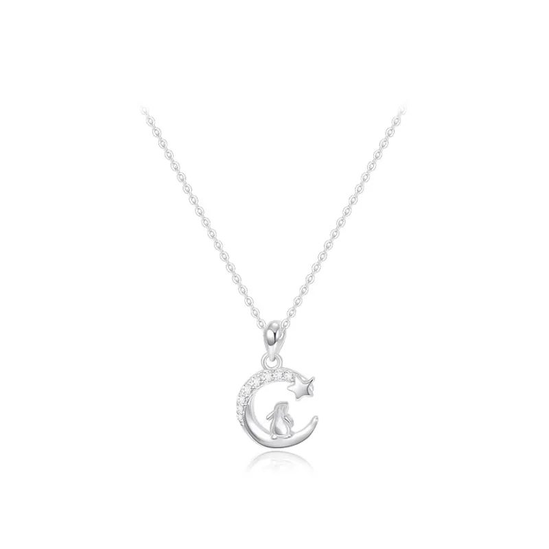 SECU Sterling Silver Necklaces Women's-0