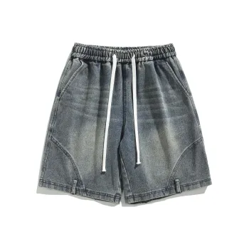 FREO3N Denim Shorts Unisex