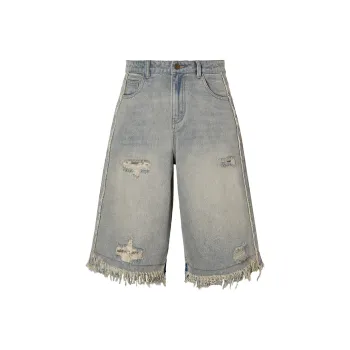 ROCAWEAR Denim Shorts Unisex Blue
