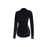 Mysterious Letter/Black (Single Diving Wetsuit)