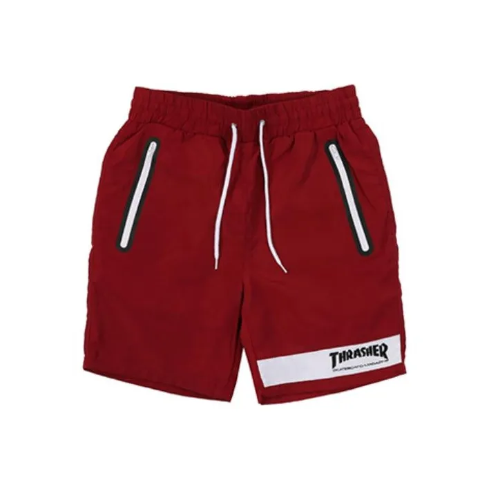 Thrasher Fitted Shorts Summer Japan Version Unisex-0
