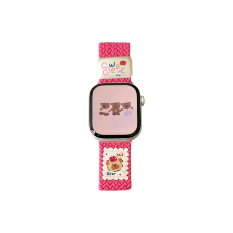 Vobafe Compatibility With Apple Watch Series 9/S8/S7/S10 SE/Ultra 2 Watch Band Apple Compatibility Fabric Material-20