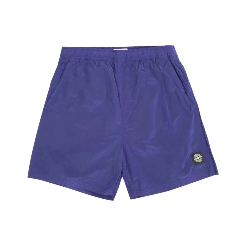 STONE ISLAND Casual Shorts Men Purple-0