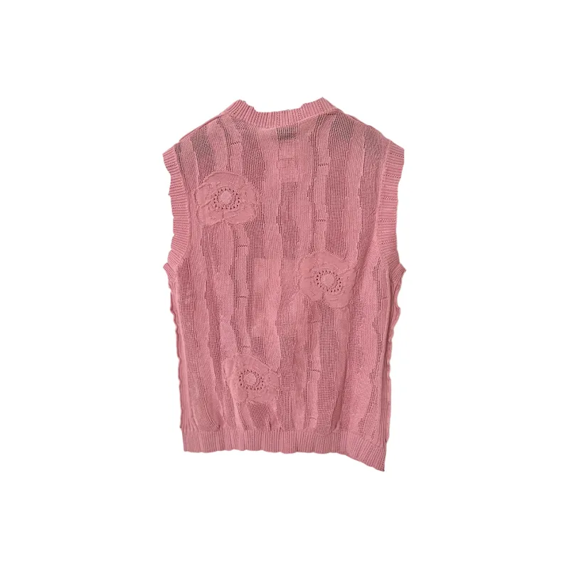 CHANEL SS23 Tank Top Women's Pink-1