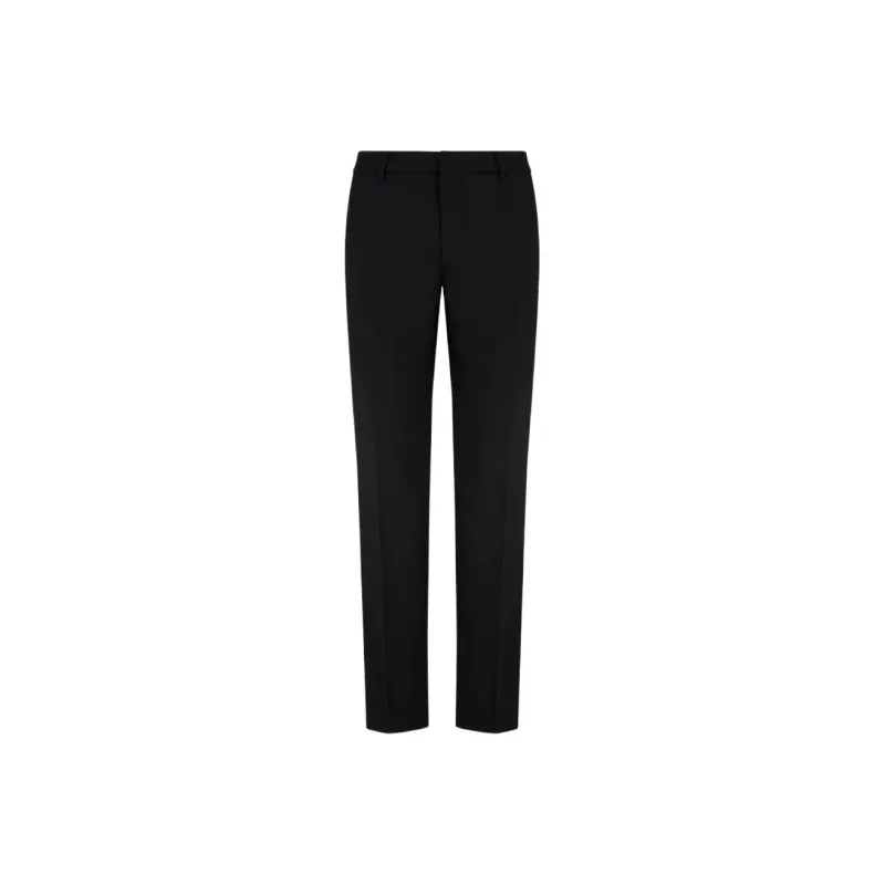 EMPORIO ARMANI Lightweight Virgin Wool blend Twill Chinos-0