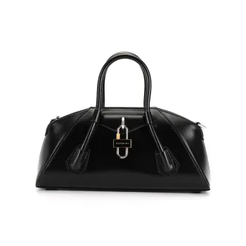 Givenchy Antigona Smooth Cow Split Leather Shoulder Bag, Crossbody Bag, Handbag Mini Women's Black