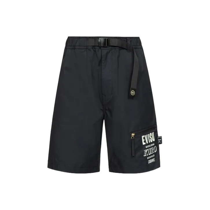 EVISU Casual Shorts Men Black-0