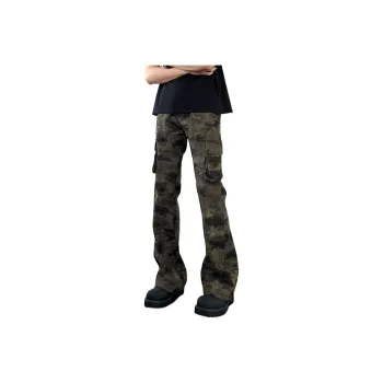 NEVER RULE Casual Pants Unisex Camouflage
