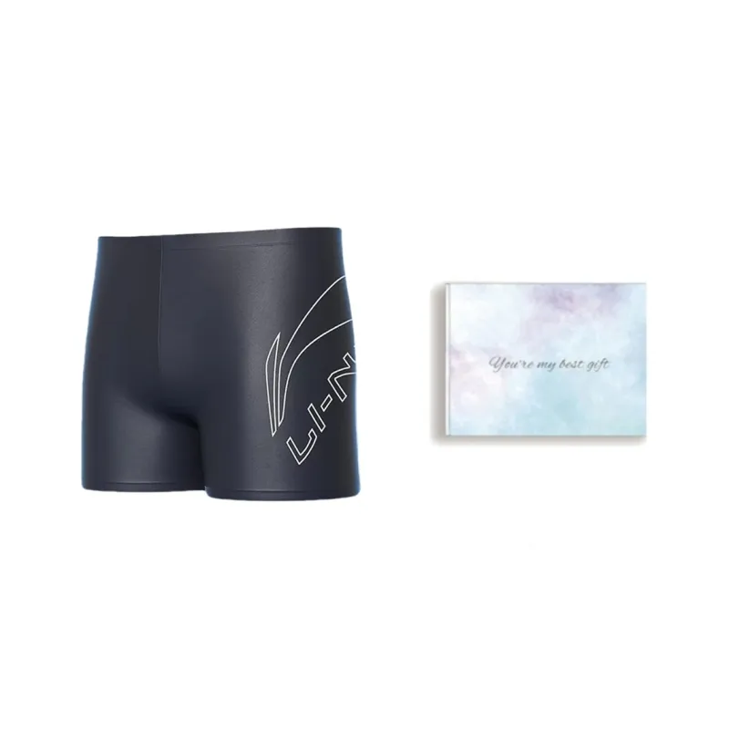 LiNing Swimming Shorts Men's Black-217