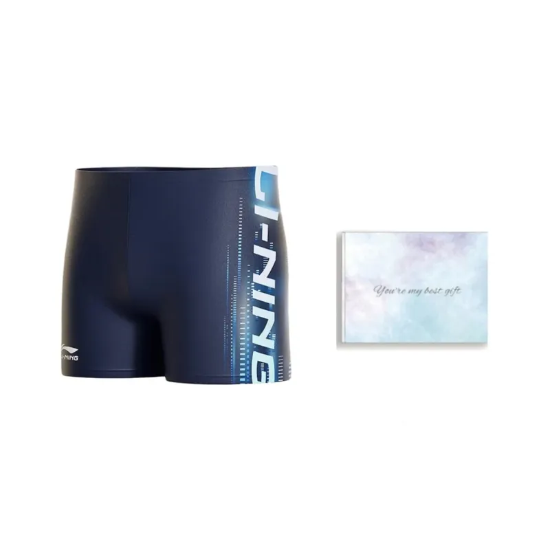 LiNing Swimming Shorts Men's Black-385