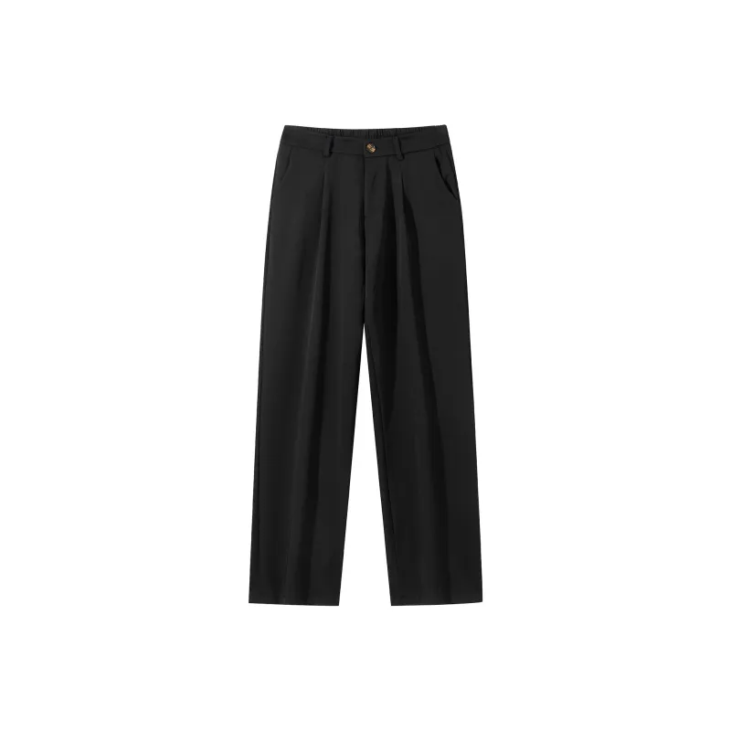 PAEFA Casual Pants Men's Dark Gray-5