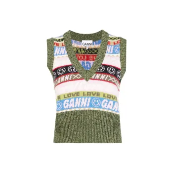 GANNI Tank Tops Women's Multicolor