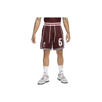 Lebron X Nike Casual Shorts Men Burgundy Dark Red
