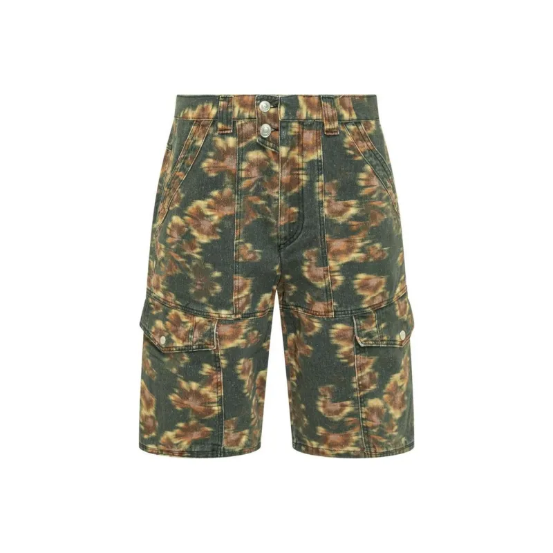 ISABEL MARANT Jemuel Floral Printed Shorts-0