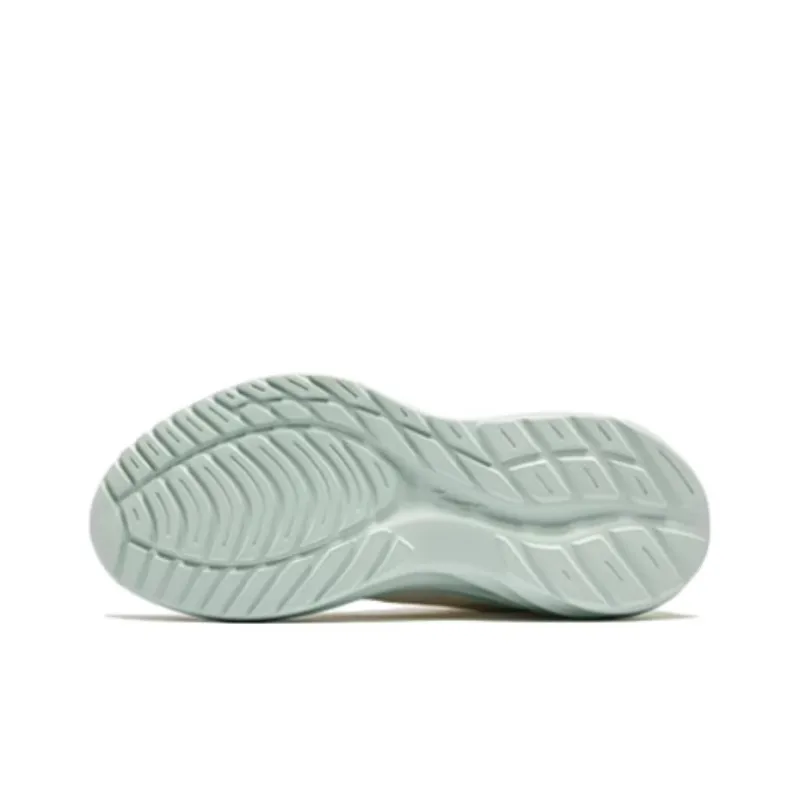 Erke Anti Slip Wear Resistant Low Top Casual Running Shoes Women's White Green-4