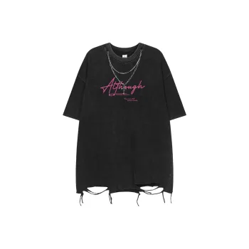 BEAR UNION T Shirt Unisex Black White Two Tone