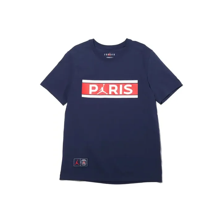 Jordan T Shirt Paris Saint Germain Men's Dark Blue-0