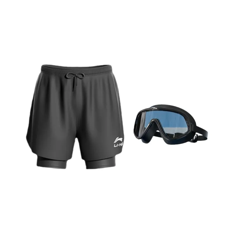 LiNing Swimming Shorts Men's Black-140